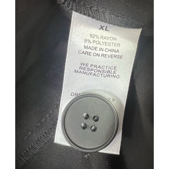 NONchalant Label Fabi Pant in Black LOOSE WIDE LEG PLEATED SIZE XL, Revolve NWT - Picture 5 of 8